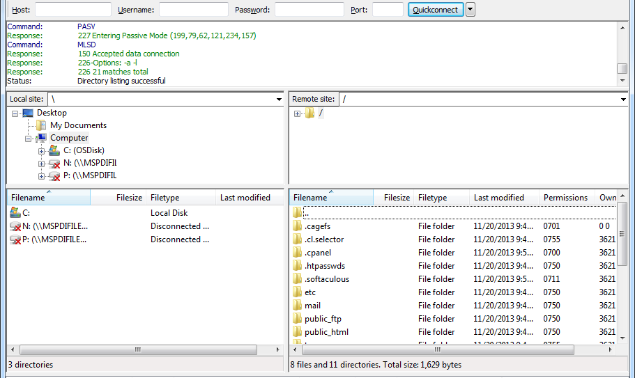 filezilla