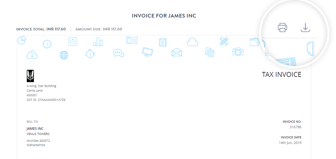 Print Invoice